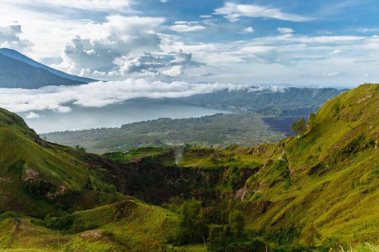 Volcano Mount Batur at Kintamani Bali